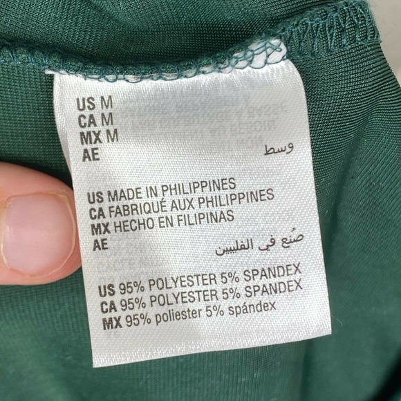 NEW ALFANI Green Velvet Hoodie Size Size Medium - Picture 5 of 6